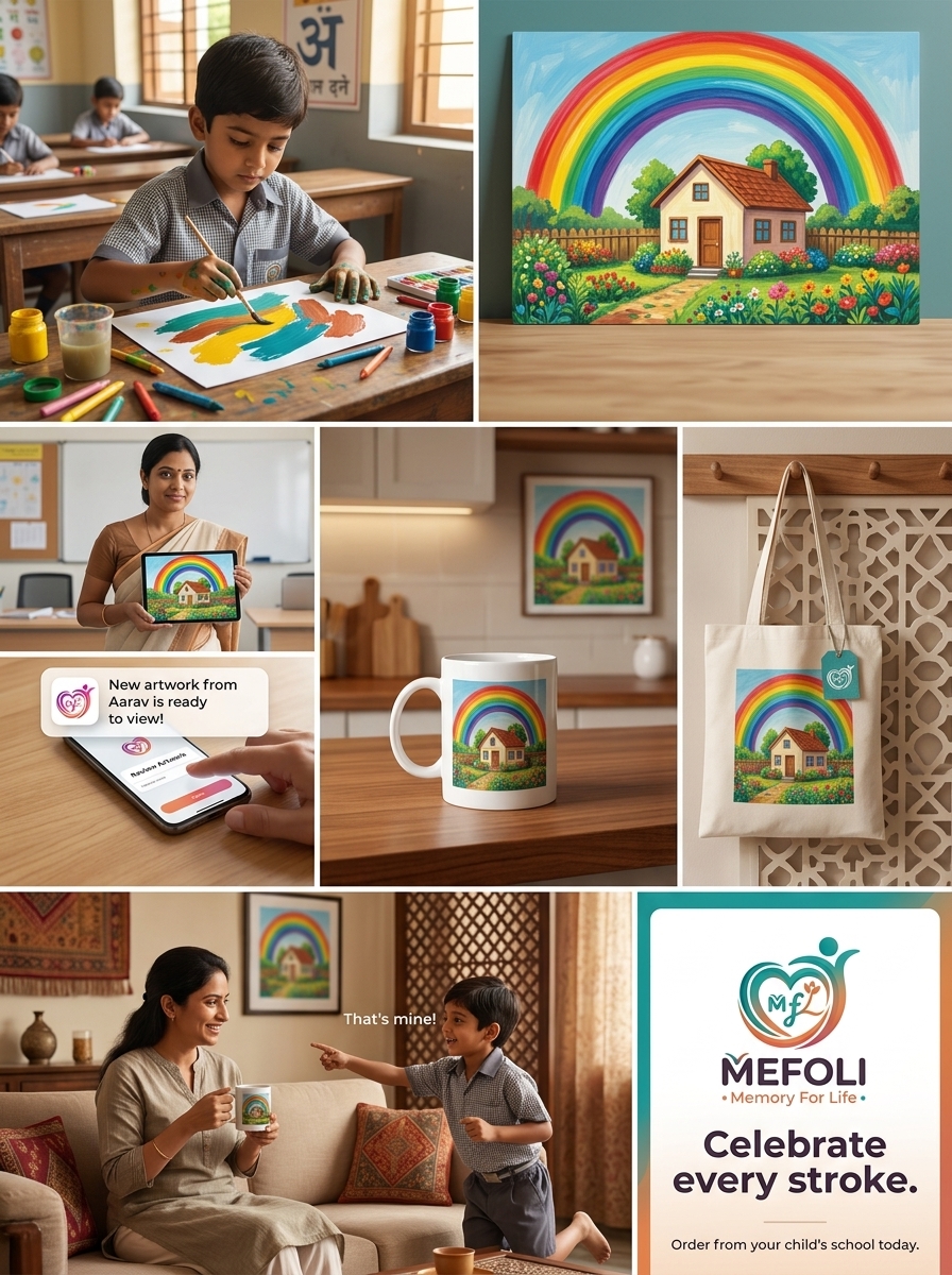 Student artwork on products